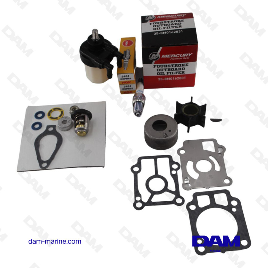 MAINTENANCE KIT MERCURY EFI 30CV - 300HRS 8M0120839 - DAM Marine