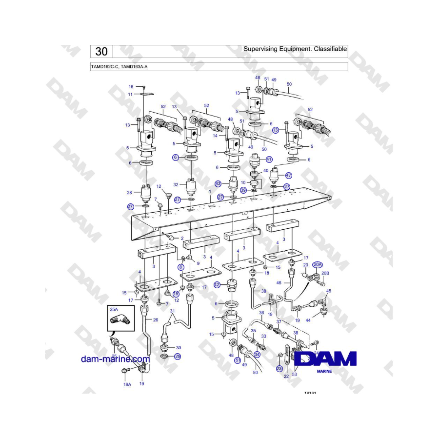 Volvo Penta TAMD162C-C, TAMD163A-A - Supervising Equipment. Classifiable 