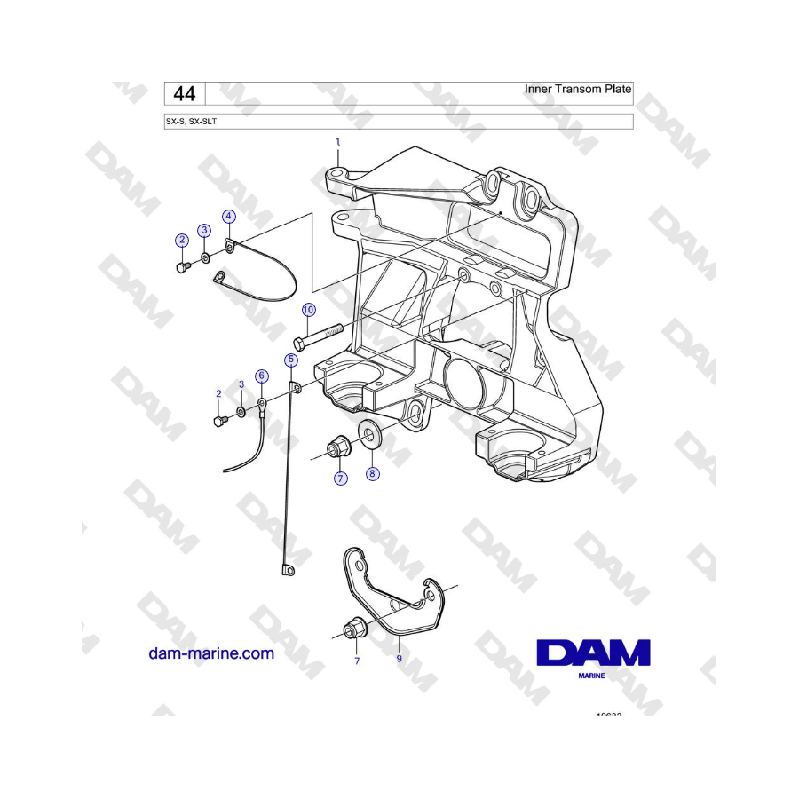 Volvo Penta SX-S - Inner Transom Plate