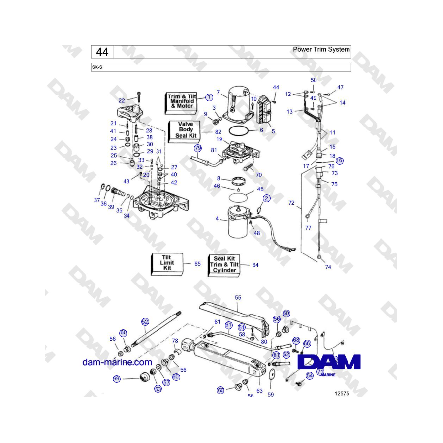 Volvo Penta SX-S - Power Trim System