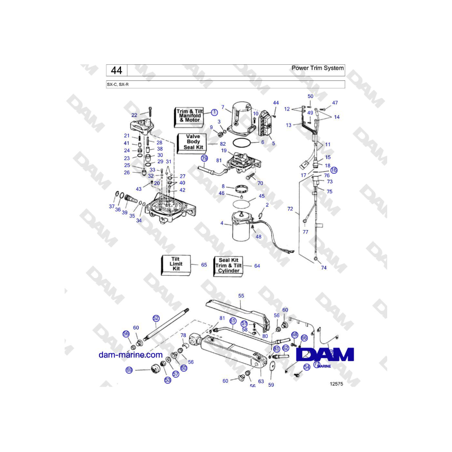 Volvo Penta SX-C - Power Trim System