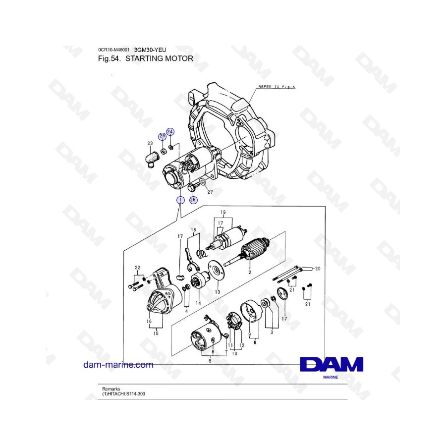 Yanmar 3GM30FC-YEU - FUEL CONTROL DEVICE