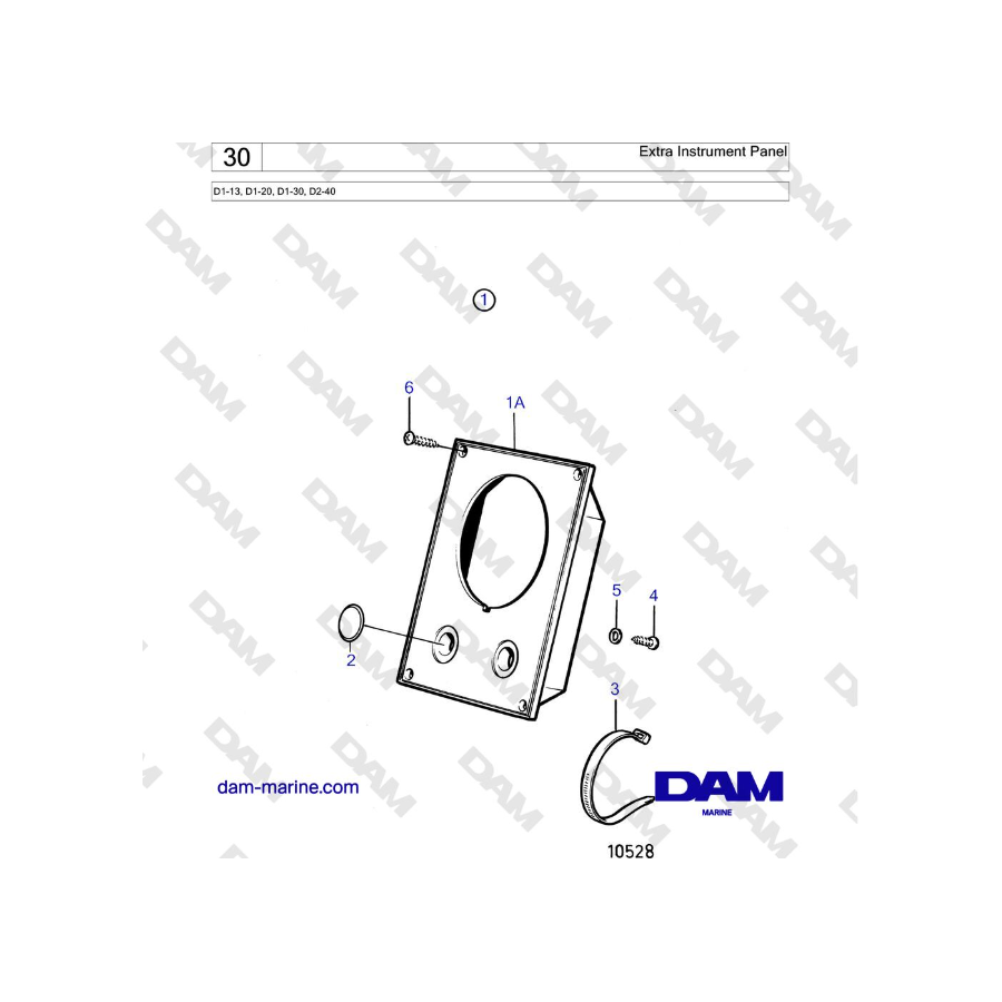 Volvo Penta D2-40 - Extra Instrument Panel