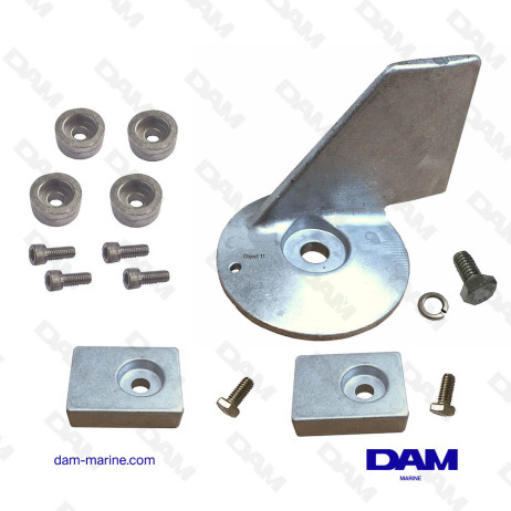 KIT ANODO ALUMINIO SUZUKI DF40-50