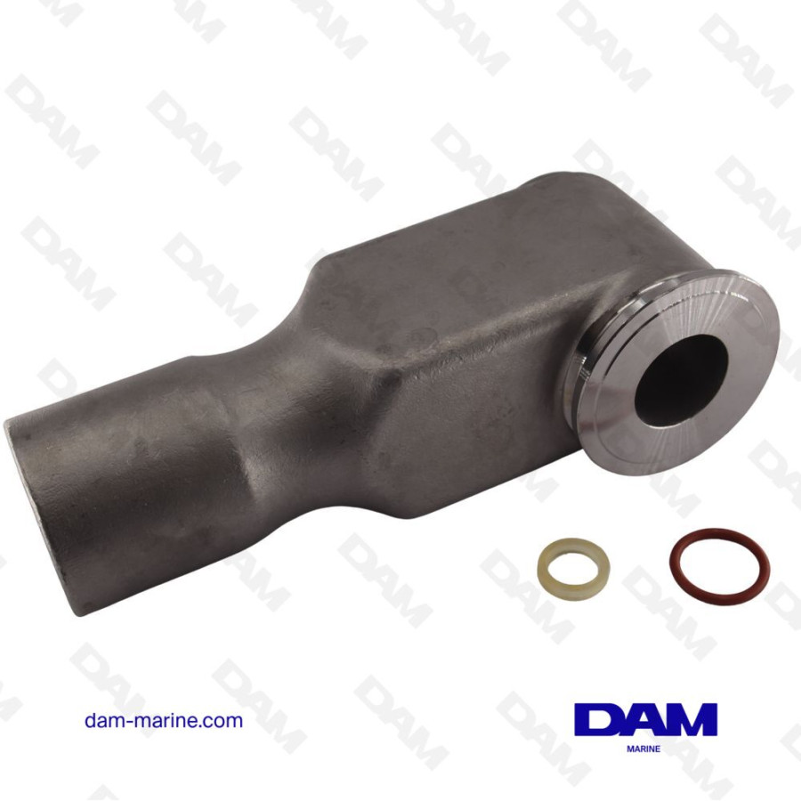 STAINLESS STEEL EXHAUST ELBOW VOLVO 2003T