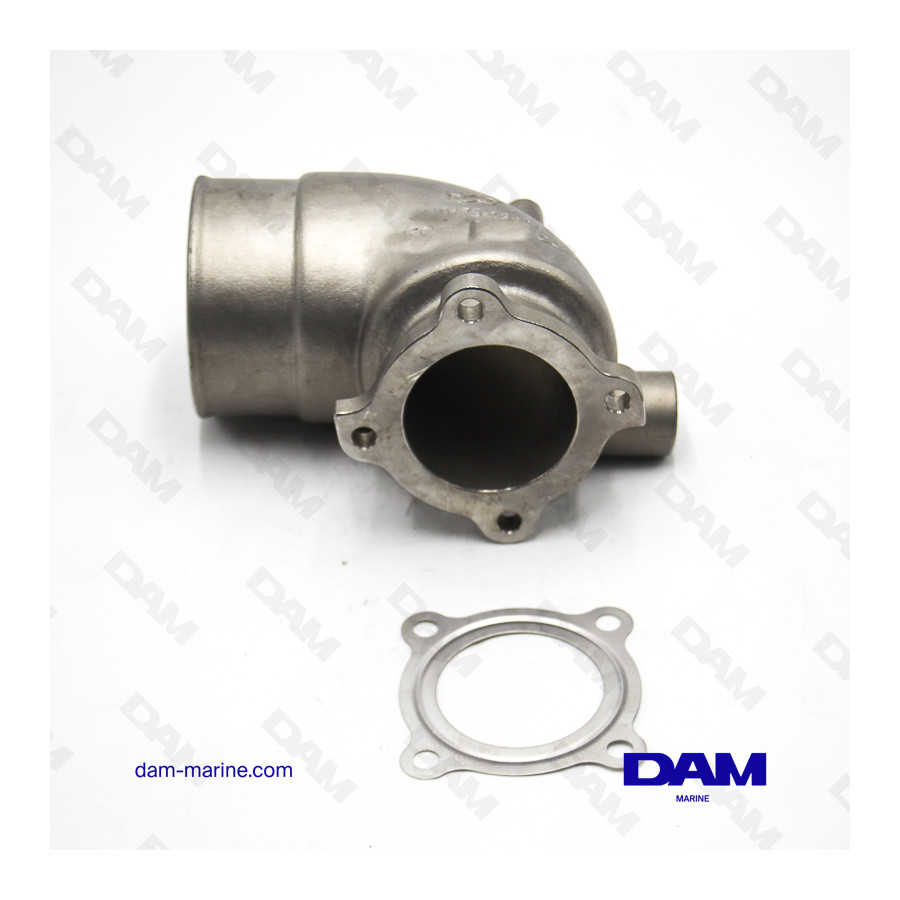 YANMAR 4V STAINLESS STEEL EXHAUST ELBOW