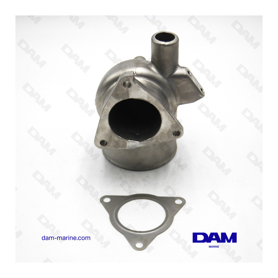 YANMAR 3V STAINLESS STEEL EXHAUST ELBOW