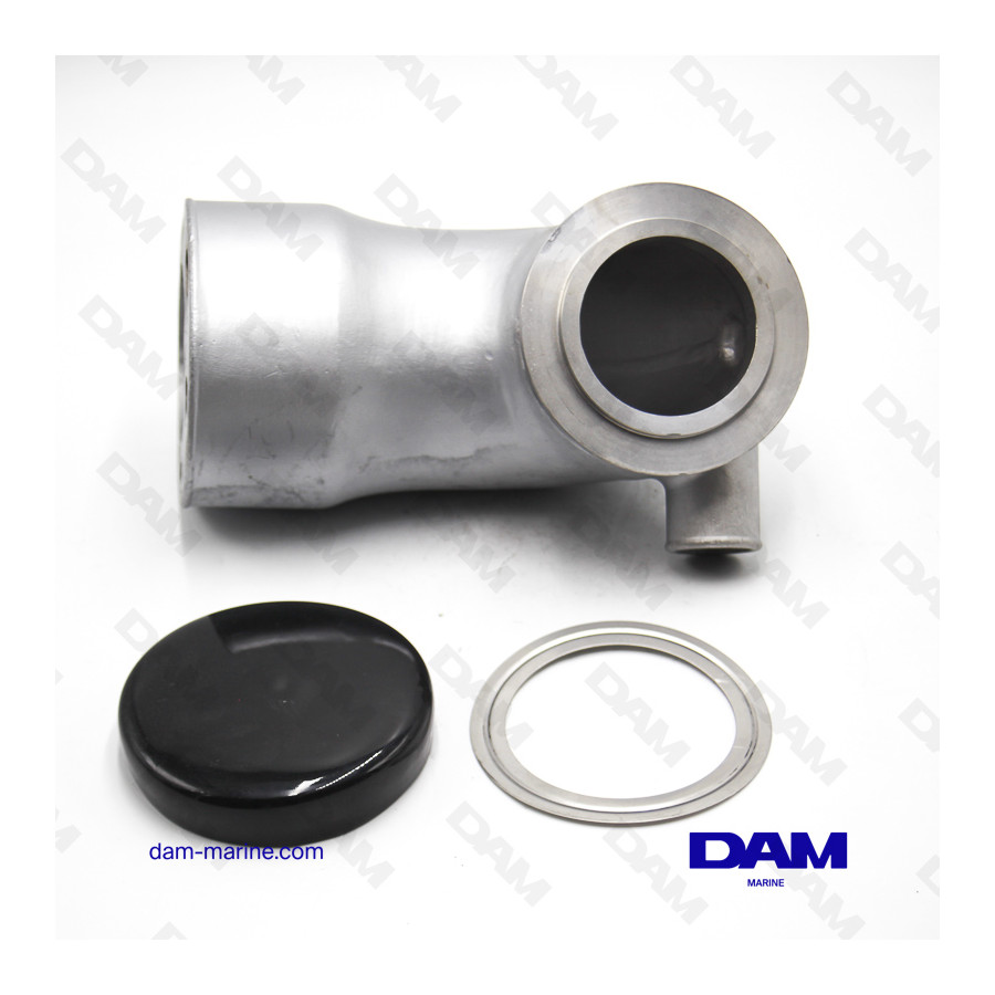 YANMAR 6LY STAINLESS STEEL EXHAUST ELBOW