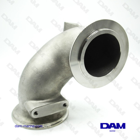 YANMAR 6LYA STAINLESS STEEL EXHAUST ELBOW RAISE