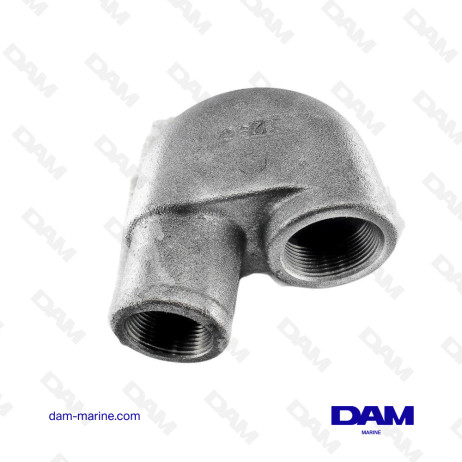 EXHAUST ELBOW YANMAR CAST IRON 1-2-3 CYL