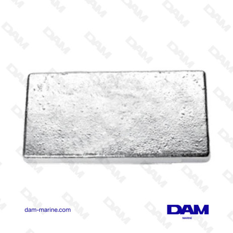 ANODE ZINC PLAQUE 300 X 150 X 25