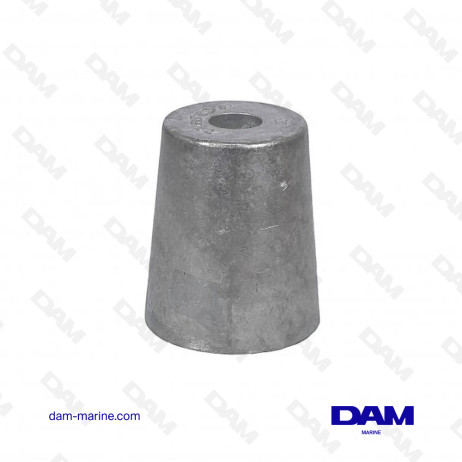 ANODE EMBOUT ARBRE 6 PANS 60MM