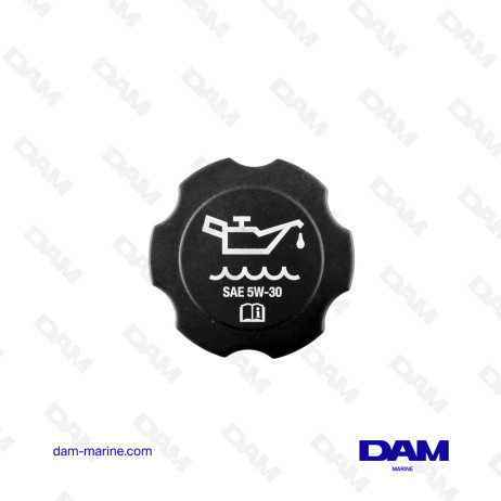 BLACK 3/4 TURN OIL CAP