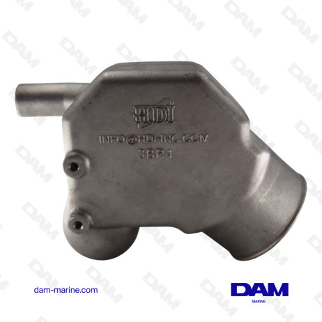 CODO DE ESCAPE DE ACERO INOXIDABLE YANMAR 3V