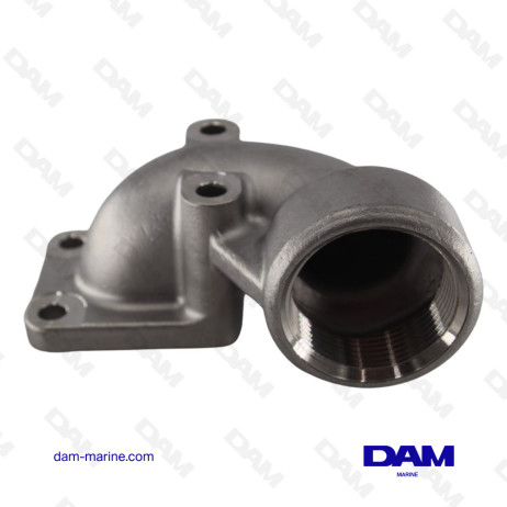 YANMAR 2GM-20 STAINLESS STEEL EXHAUST MANIFOLD