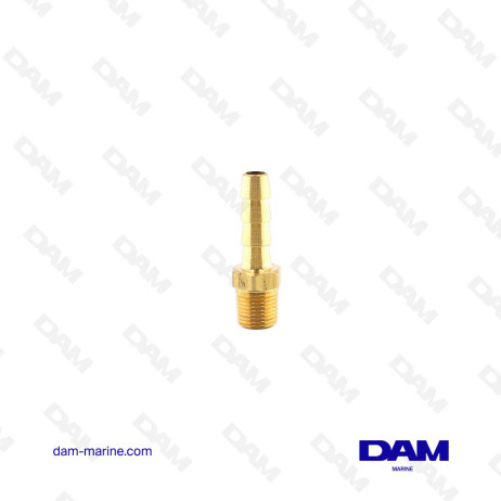 MALE CONNECTOR 1/4 6MM