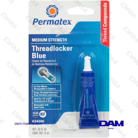 MEDIUM STRENGTH BLUE THREAD LOCK