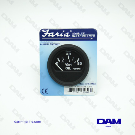 BLACK OIL PRESSURE GAUGE PSI