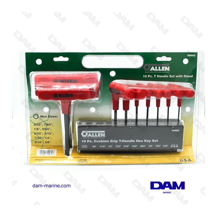 ALLEN T-KEY SET 10PCS