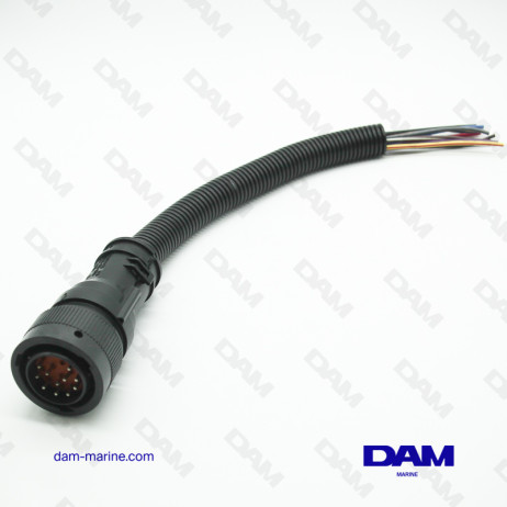 DEUTSCH HARNESS END 14 PIN + WIRES*