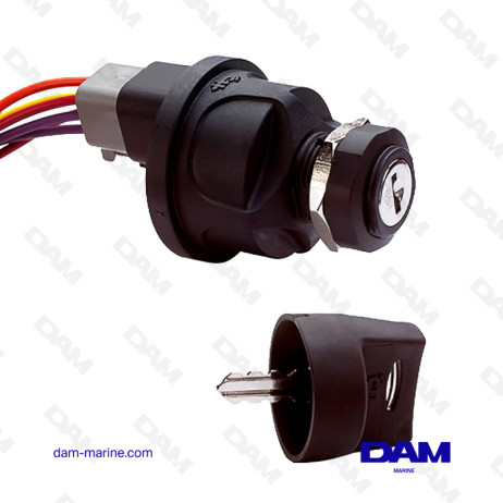 WATERPROOF KEY SWITCH IB 4P-6F