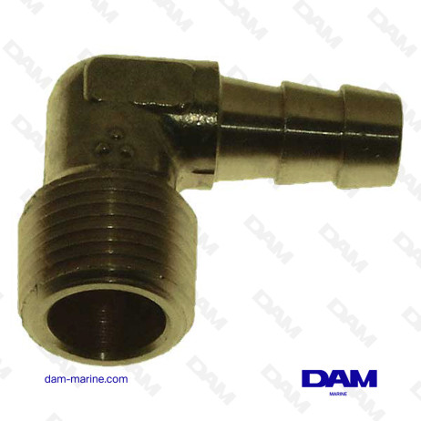 90° ELBOW FUEL CONNECTOR - 3/8 X 10MM