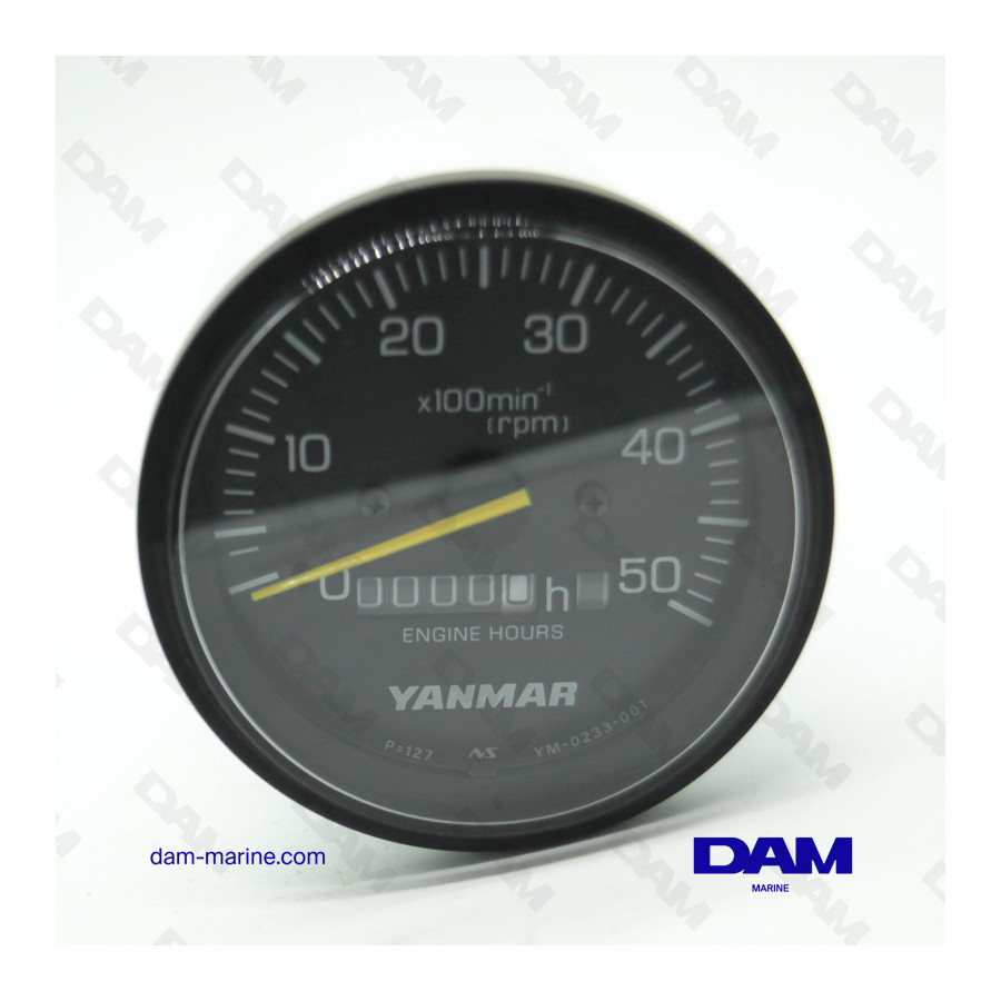 YANMAR TACH COUNTER HORAMETER 5000 RPM