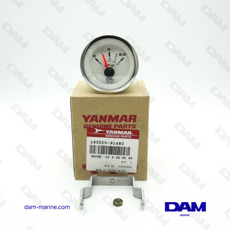 OIL PRESSURE GAUGE 8.5BAR BL/CHR 163520-91480