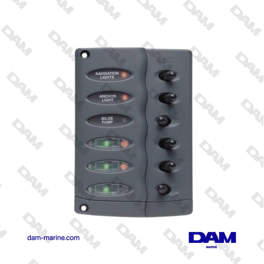 ELECTRICAL PANEL 6 INTER + FUSES BEPCSP6-PTC