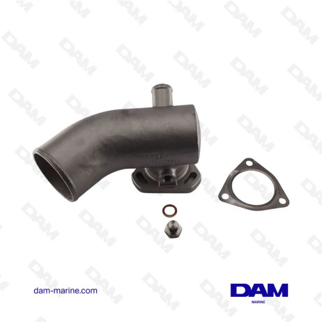 CODO DE ESCAPE DE ACERO INOXIDABLE YANMAR 4JH