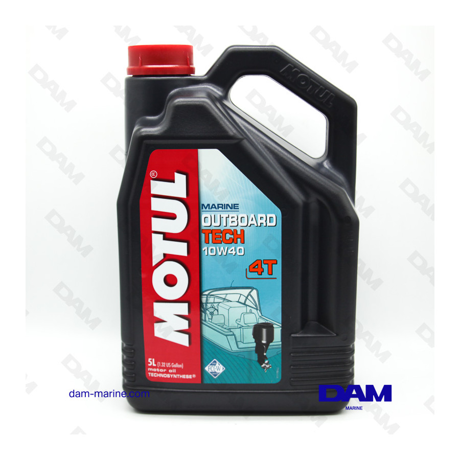 OUTBOARD ENGINE OIL TECH 10W40 - 5L