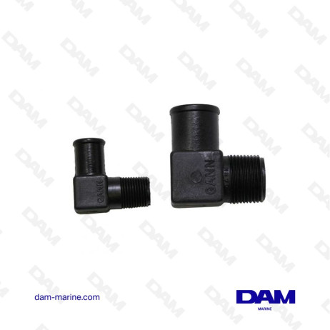 PLASTIC ELBOW WATER FITTING 90° MM - 5/8 X 1" X 3/4 NPT