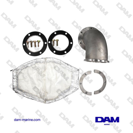 PRECODO ESCAPE ACERO INOXIDABLE VOLVO D12-TAMD164-165