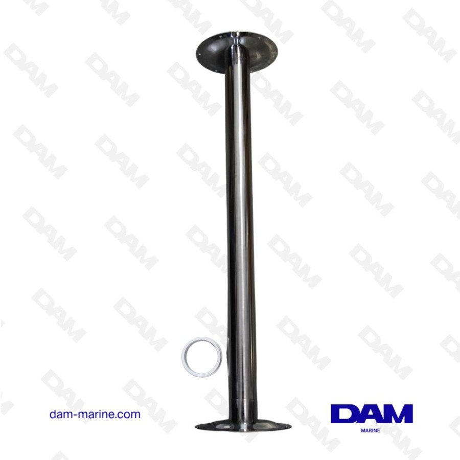 PIED DE TABLE ALUMINIUM 700MM TUBE Ø60MM BASE 160MM