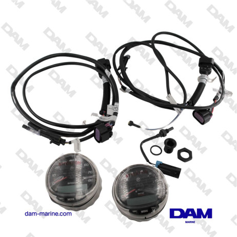 INSTRUMENT KIT BLACK SMARTCRAFT 2PCS - 79-8M0185894