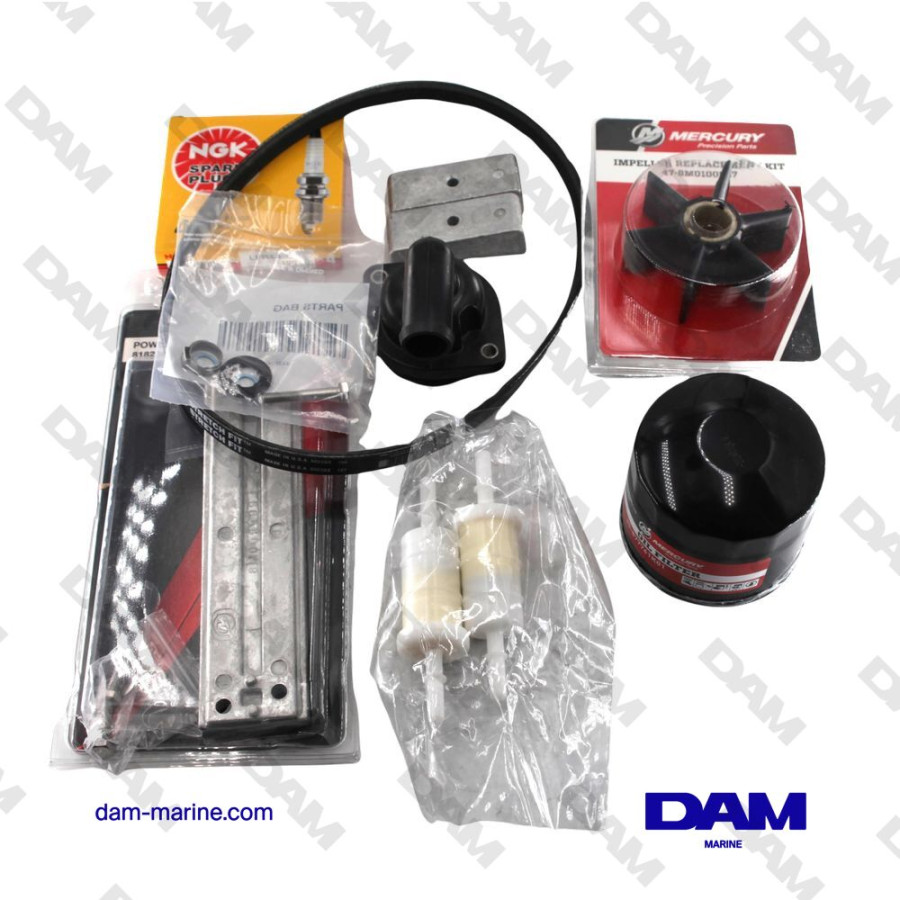 KIT ENTRETIEN MERCURY EFI 75-115CV - 300HRS - 8M0097857