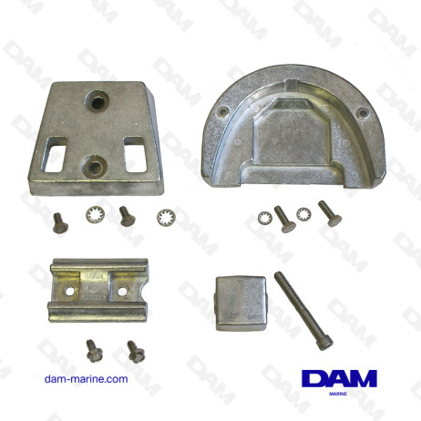 KIT ANODES ALU OMC COBRA