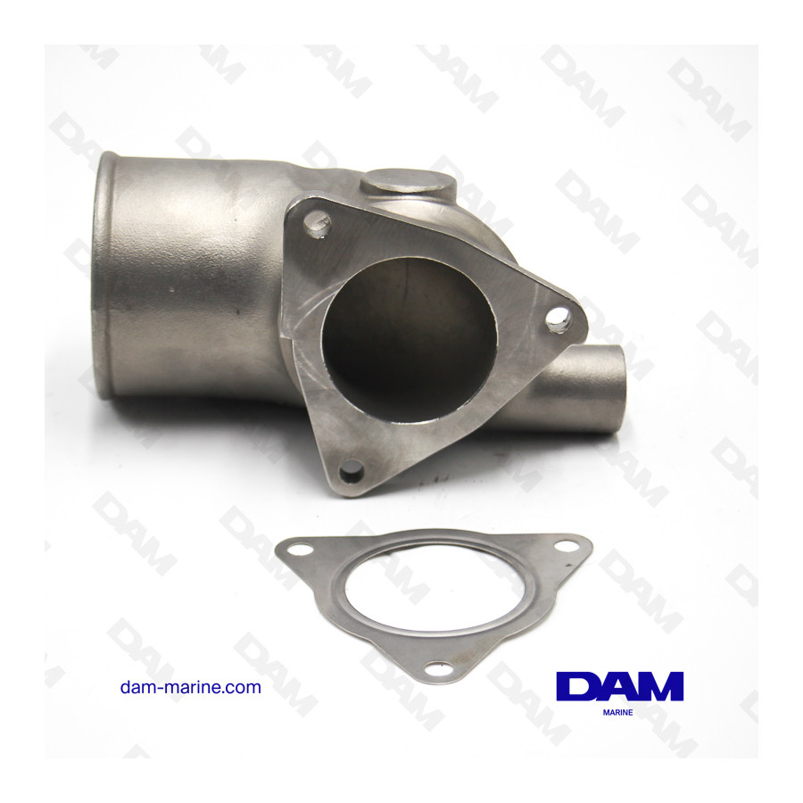 YANMAR 3V STAINLESS STEEL EXHAUST ELBOW