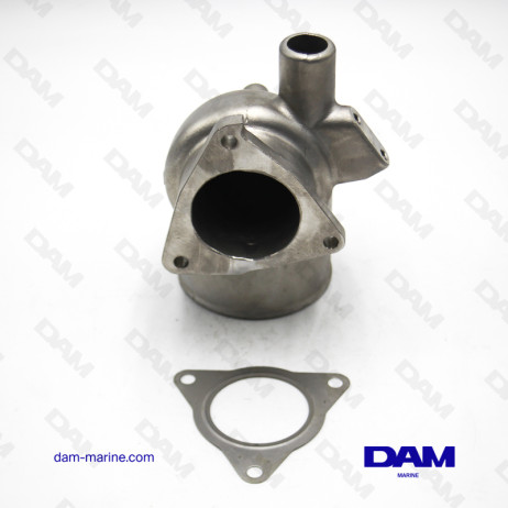 YANMAR 3V STAINLESS STEEL EXHAUST ELBOW