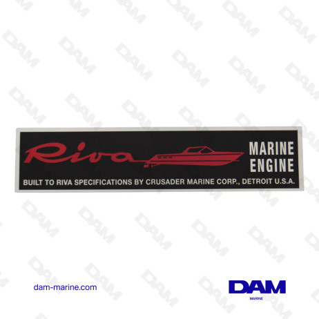 RIVA ROCKER COVER STICKER