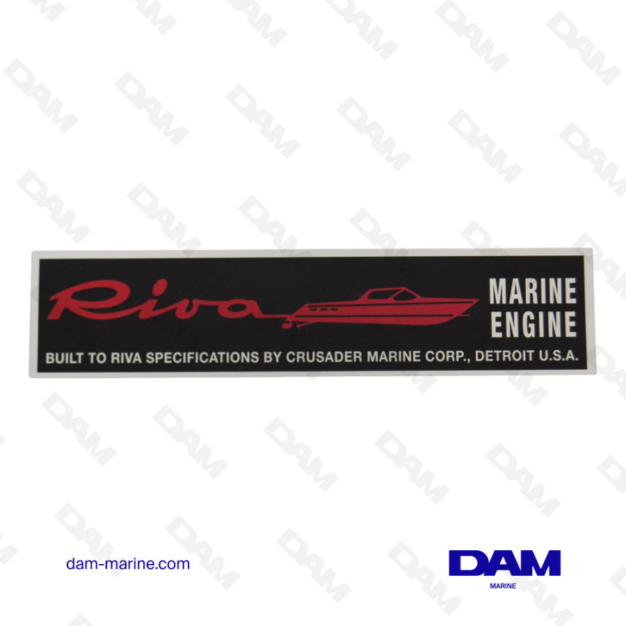 RIVA ROCKER COVER STICKER