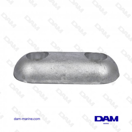 ANODE BARREAU 1.2KG 150 X 60 ZINC ENTRAXE 80