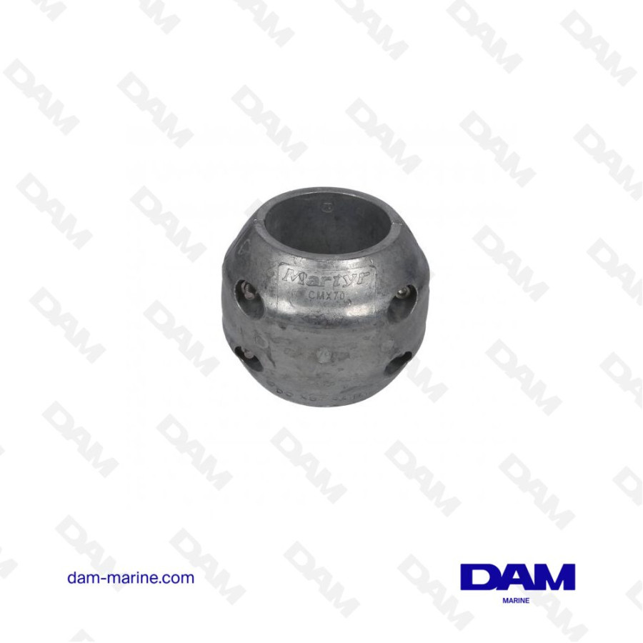 ZINC NUTS SHAFT ANODE 70MM