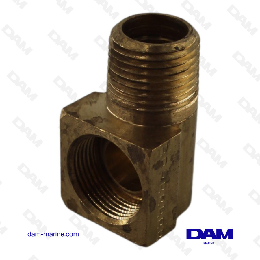 MF CONCAVE 90° ELBOW FITTING - 1/2 X 5/8