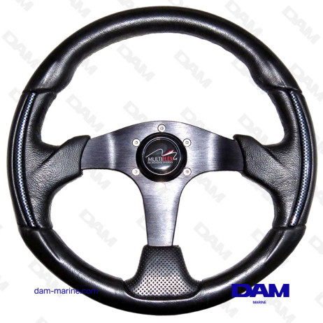 350 MM 3-SPOKE SPORTS STEERING WHEEL