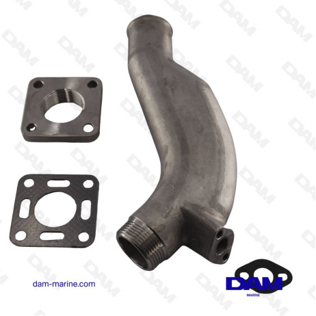 CODO DE ESCAPE VOLVO INOX MD6-17 - 833998