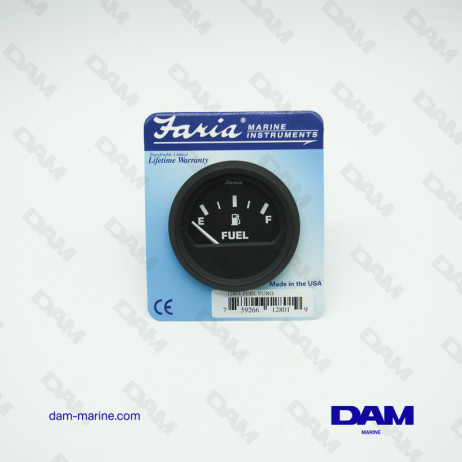 BLACK FUEL LEVEL GAUGE E-1/2-F