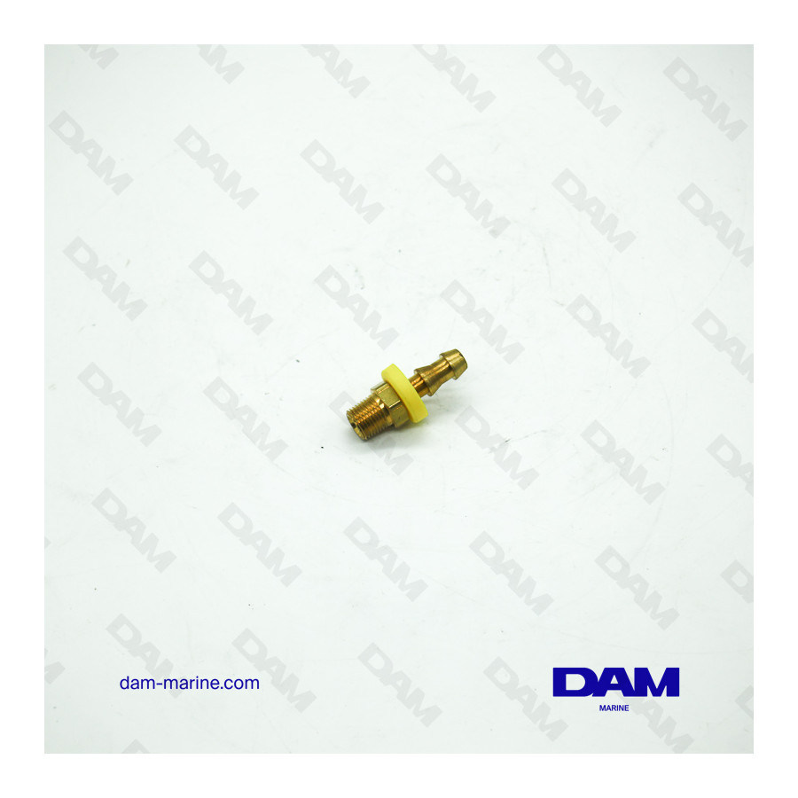 STRAIGHT FUEL CONNECTOR - 1/8 X 6MM