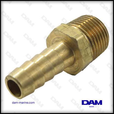 CONECTOR DE COMBUSTIBLE RECTO - 3/8 X 10MM