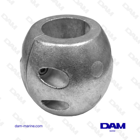 ANODE NOIX ARBRE 40MM - ALUMINIUM